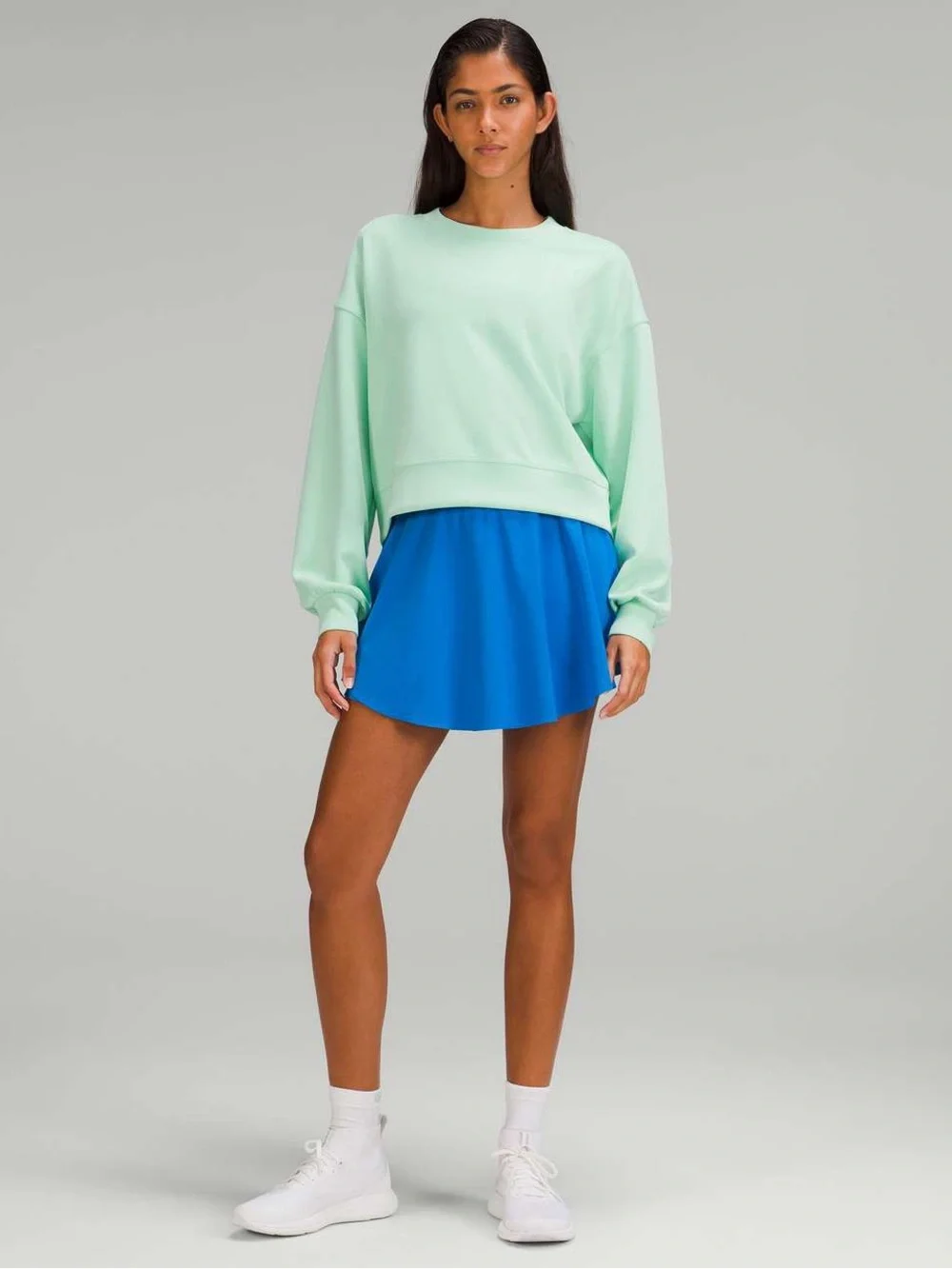 Like New - Lululemon Mint Green Cropped Sweatshirt (L)